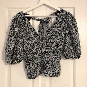 A&F Floral Crop Top